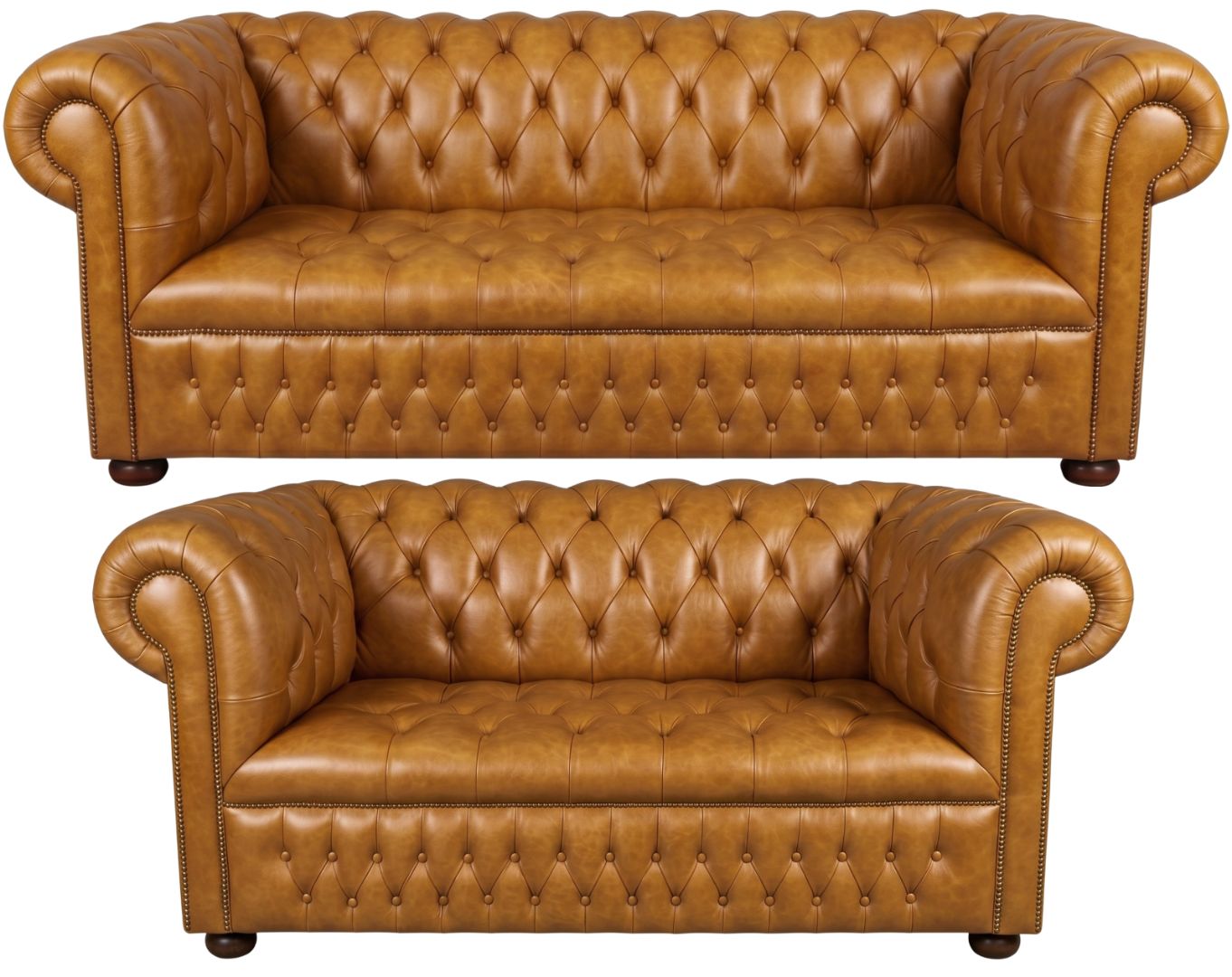 The Churchill Chesterfield 3 Piece Suite