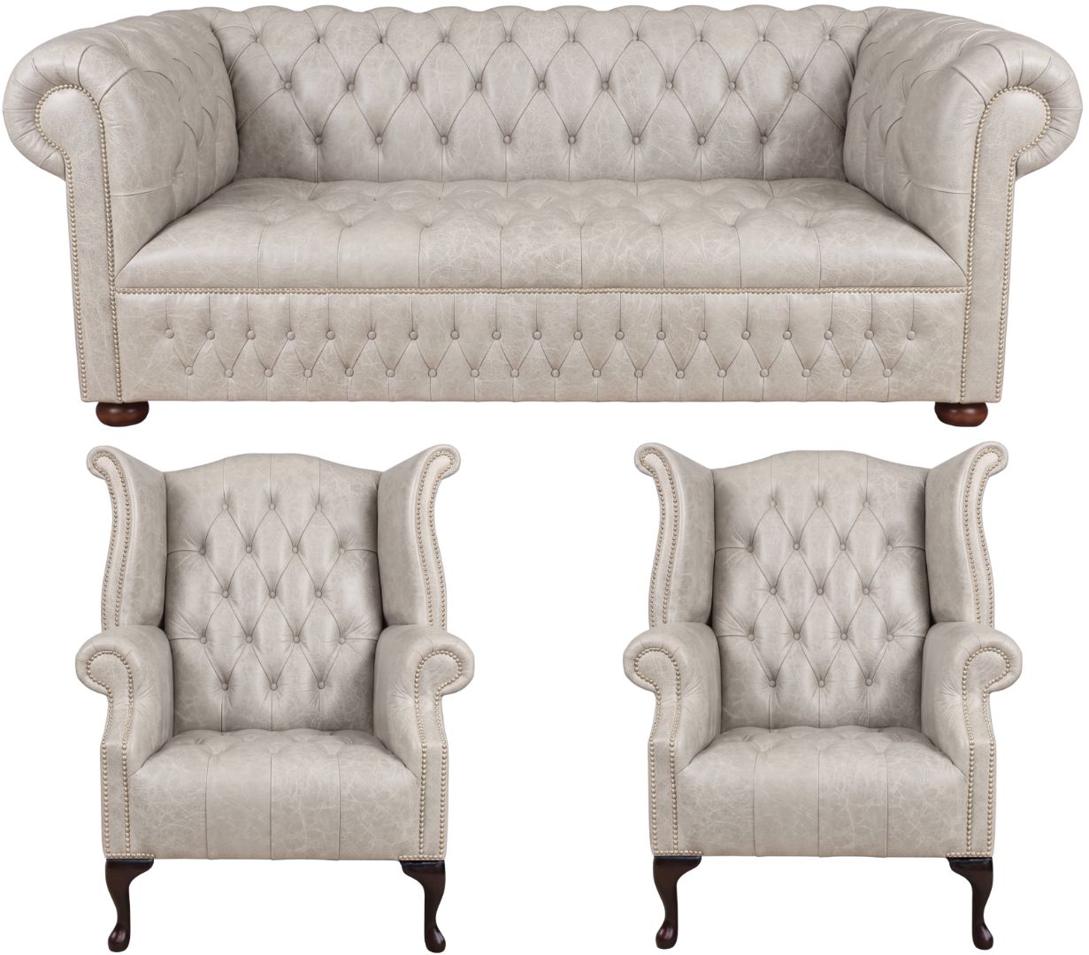 The Churchill Chesterfield 3 Piece Suite