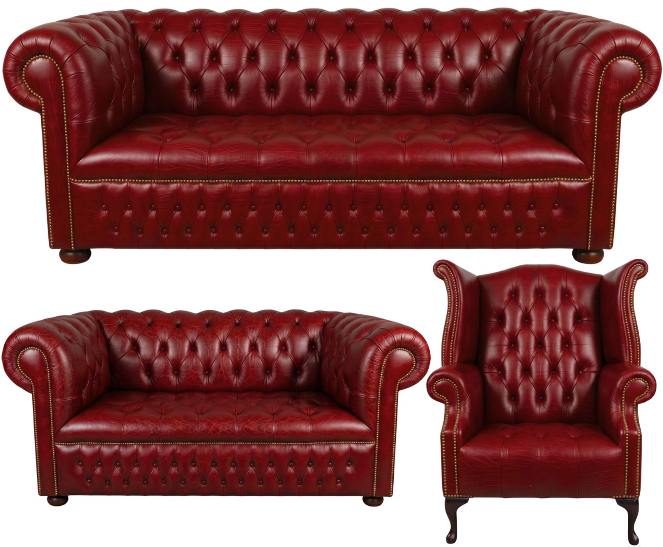The Churchill Chesterfield 3 Piece Suite