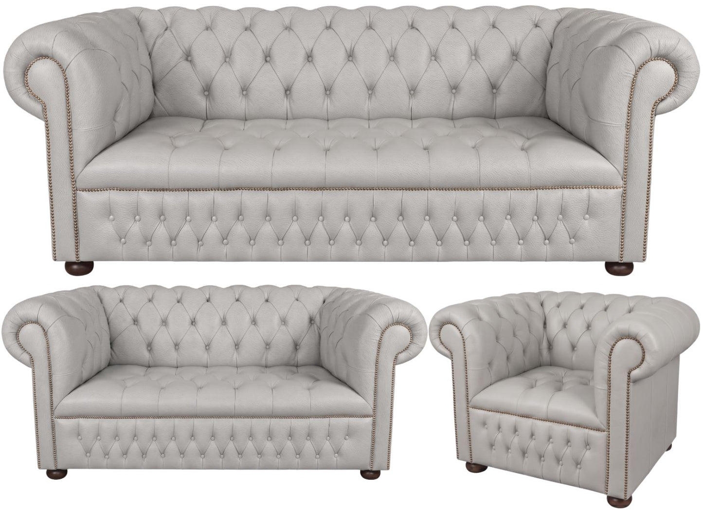 The Churchill Chesterfield 3 Piece Suite
