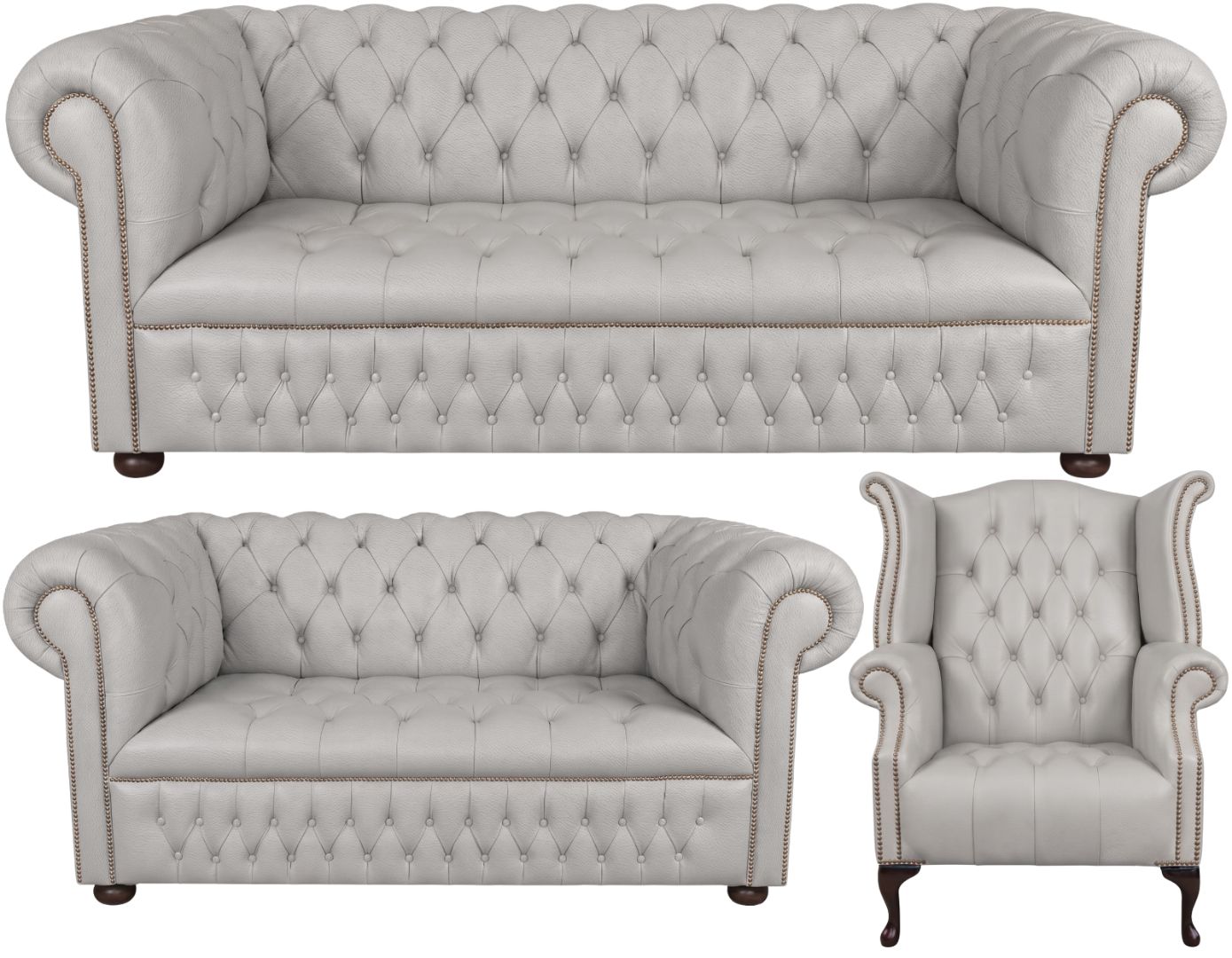 The Churchill Chesterfield 3 Piece Suite