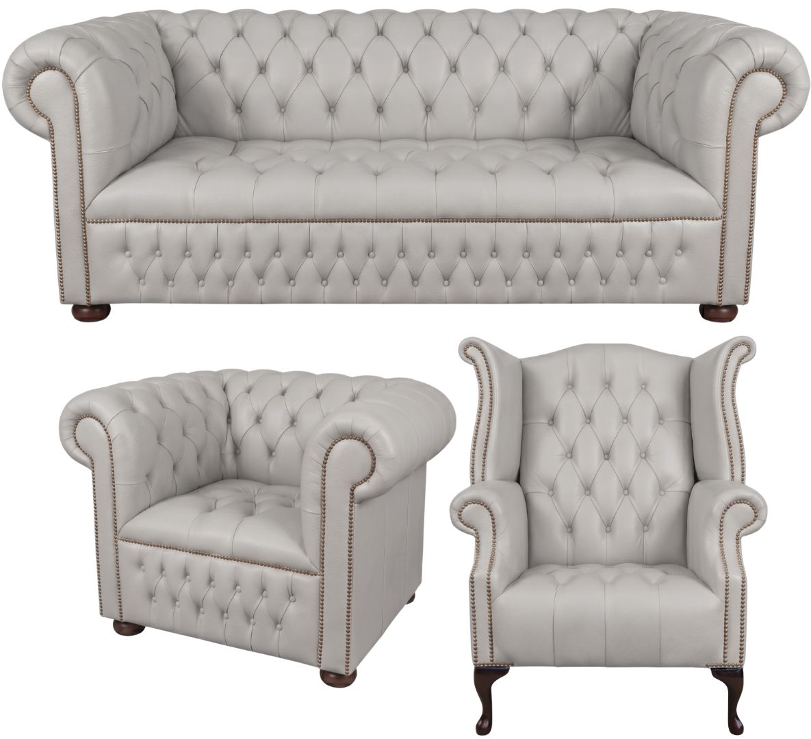The Churchill Chesterfield 3 Piece Suite