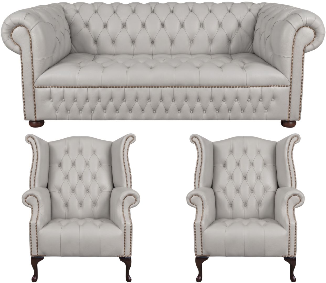The Churchill Chesterfield 3 Piece Suite