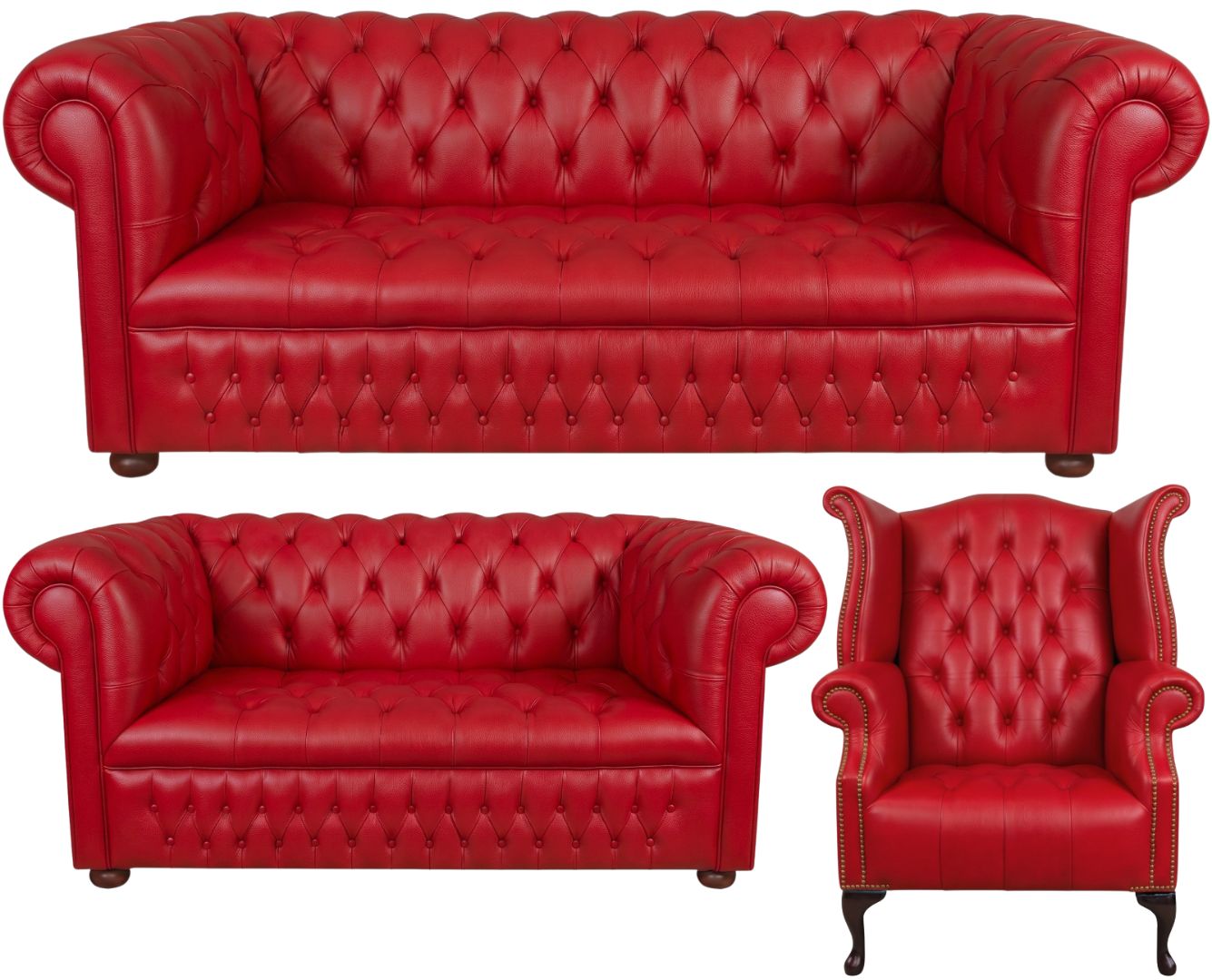 The Churchill Chesterfield 3 Piece Suite
