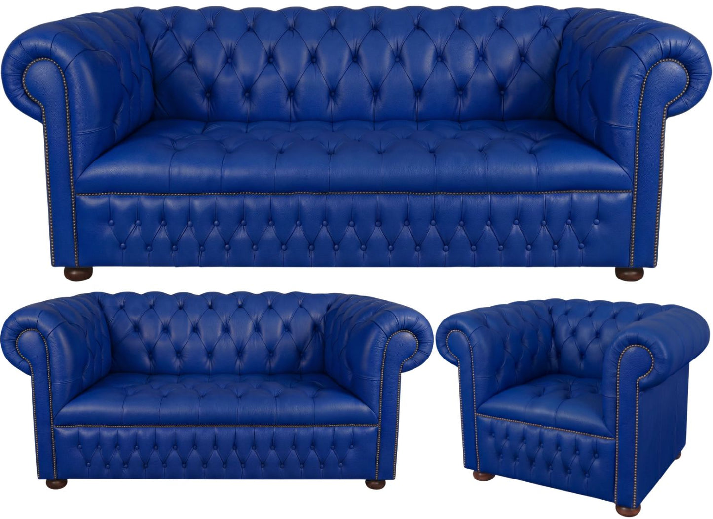The Churchill Chesterfield 3 Piece Suite