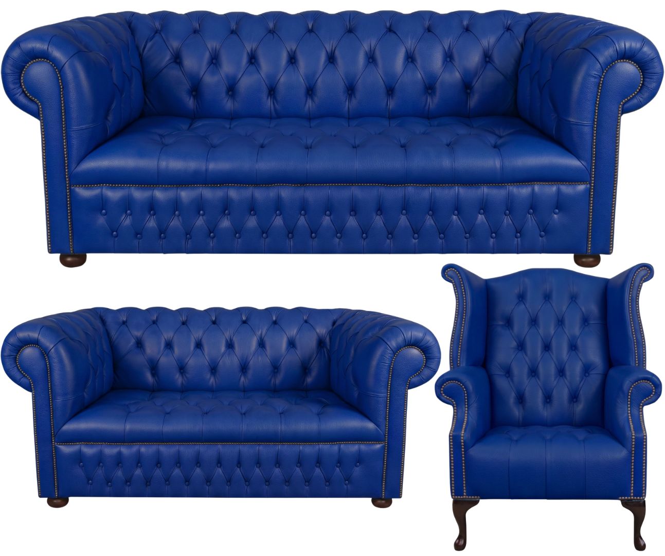 The Churchill Chesterfield 3 Piece Suite
