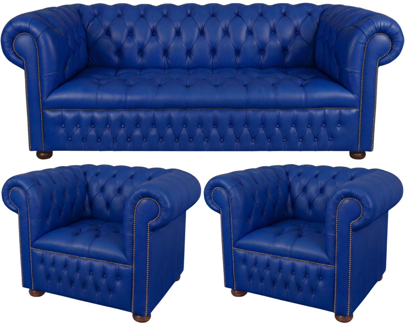The Churchill Chesterfield 3 Piece Suite