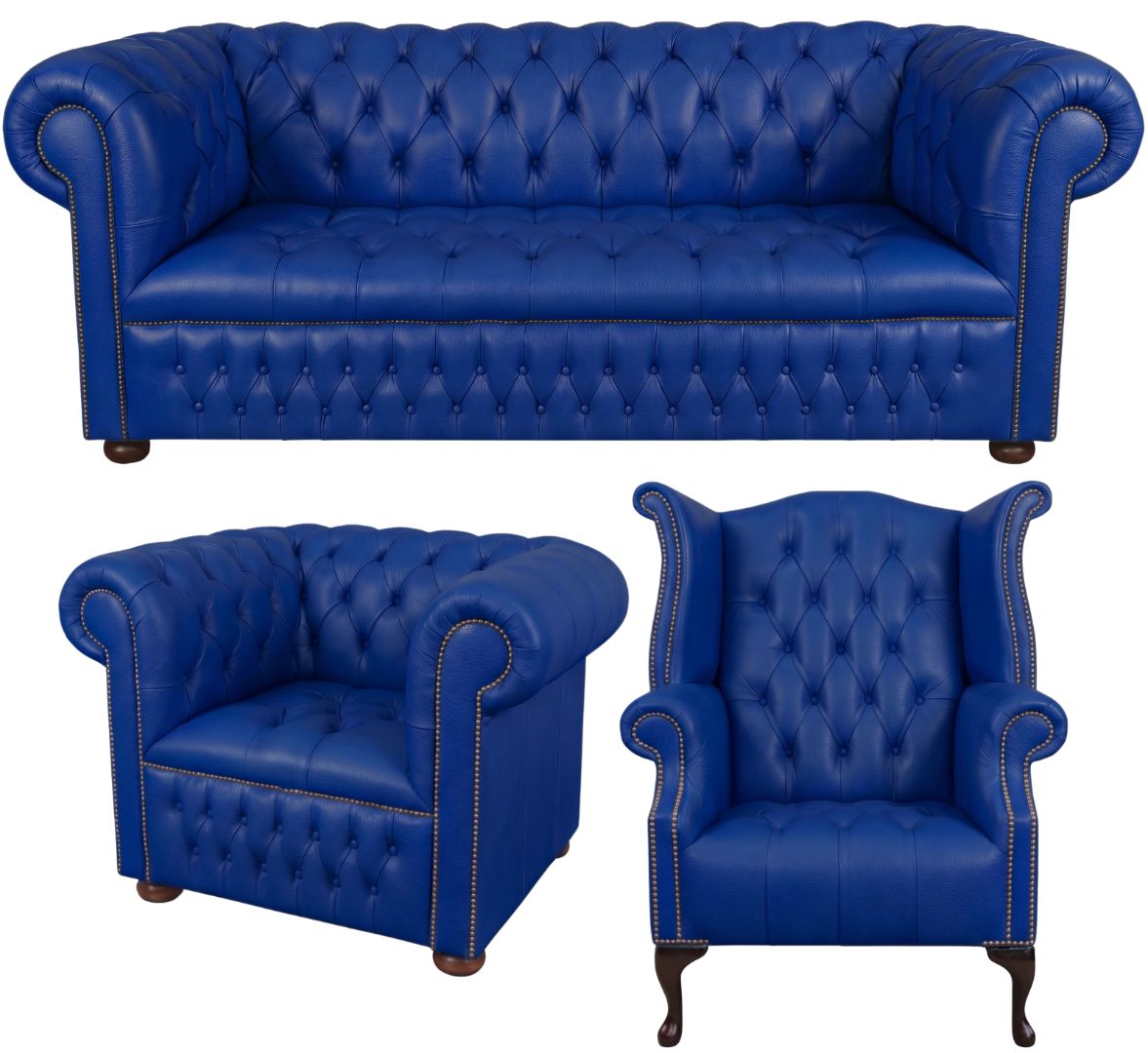 The Churchill Chesterfield 3 Piece Suite