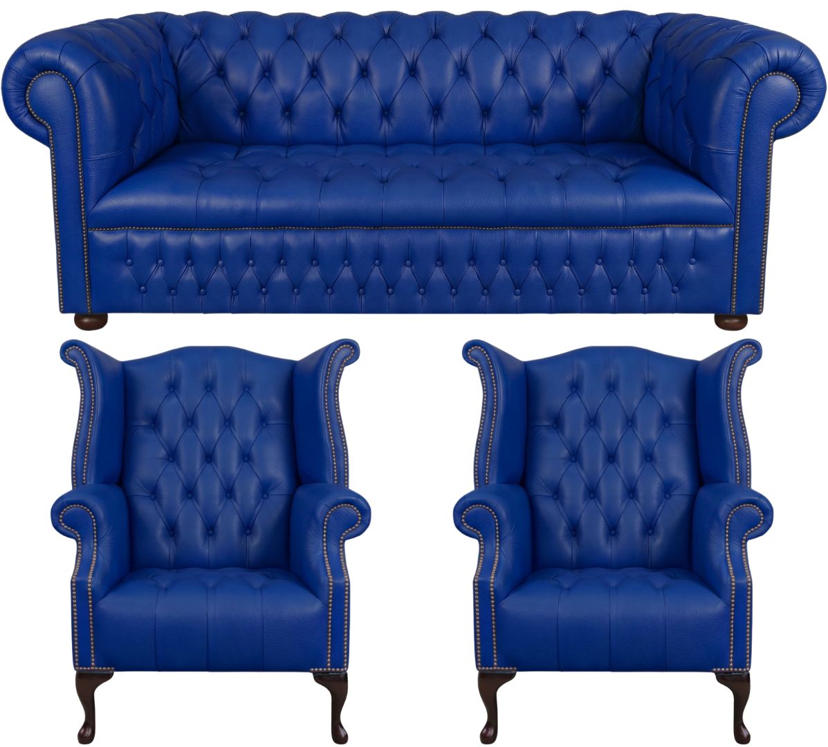 The Churchill Chesterfield 3 Piece Suite