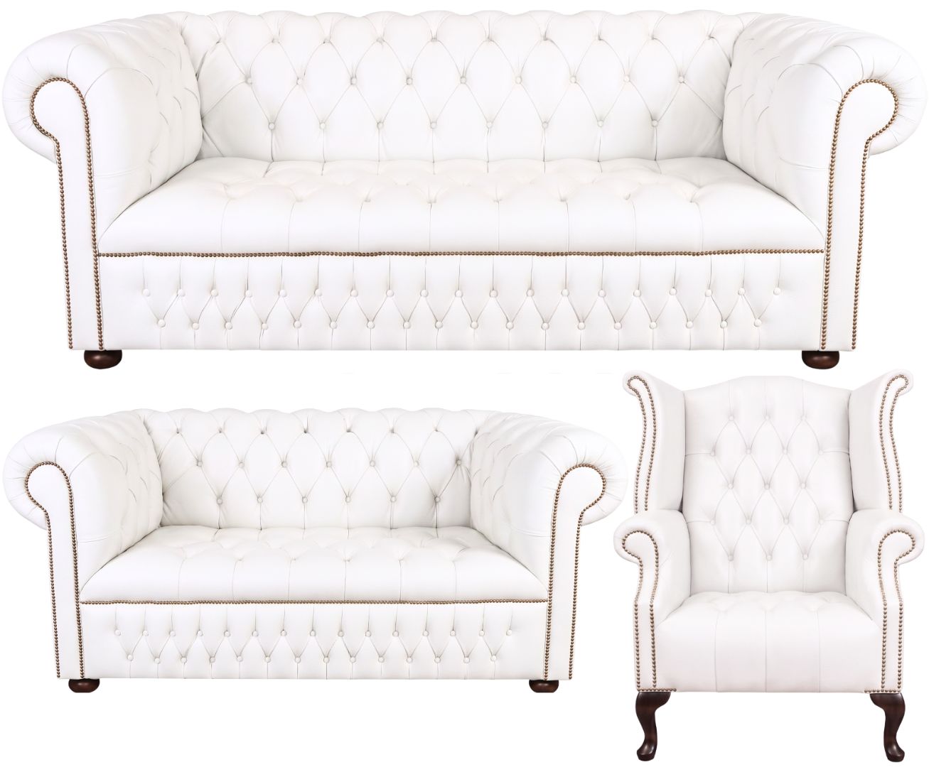 The Churchill Chesterfield 3 Piece Suite