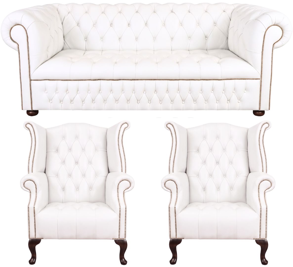 The Churchill Chesterfield 3 Piece Suite