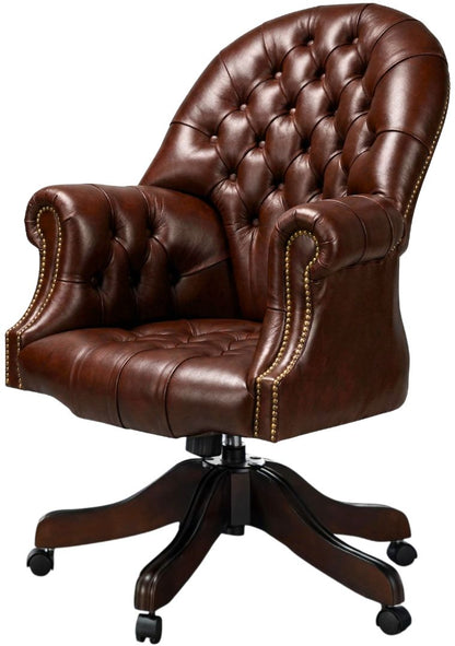 The Director's Chair in English Brown leather