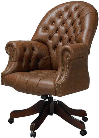 The Director's Chair in Vintage Hazel leather