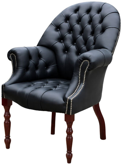 The Director's Chair in Windsor Black leather