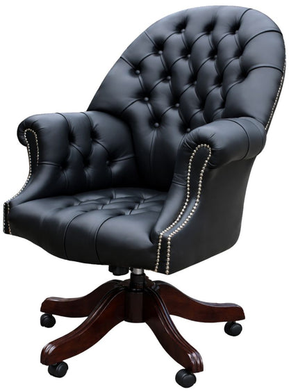 The Director's Chair in Windsor Black leather
