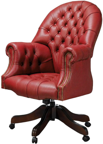 The Director's Chair in Windsor Bordeaux leather