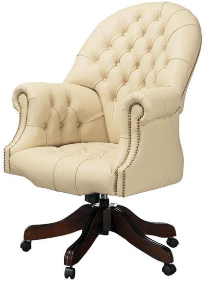 The Director's Chair in Windsor Cottonseed leather