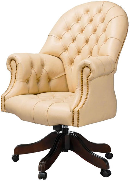 The Director's Chair in Windsor Cream leather