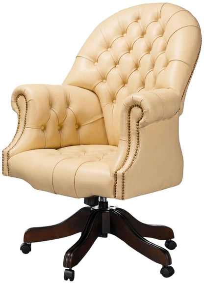 The Director's Chair in Windsor Ivory leather