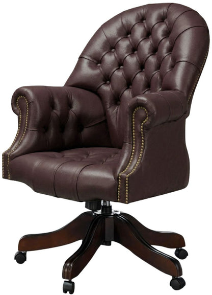 The Director's Chair in Windsor Mocca leather
