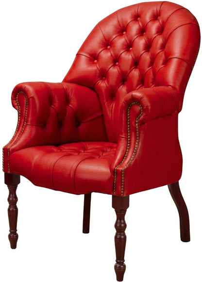The Director's Chair in Windsor Red leather