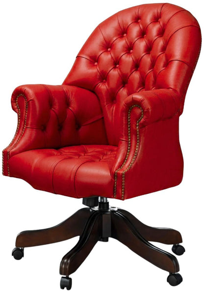 The Director's Chair in Windsor Red leather