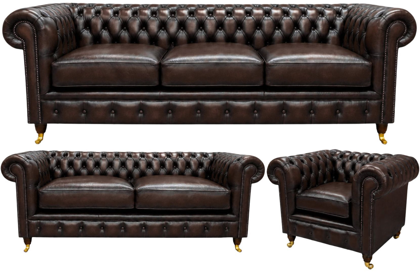 The Dorchester Chesterfield 3 Piece Suite