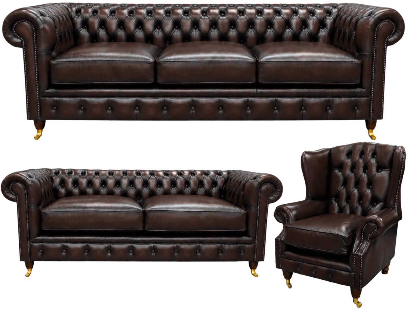 The Dorchester Chesterfield 3 Piece Suite