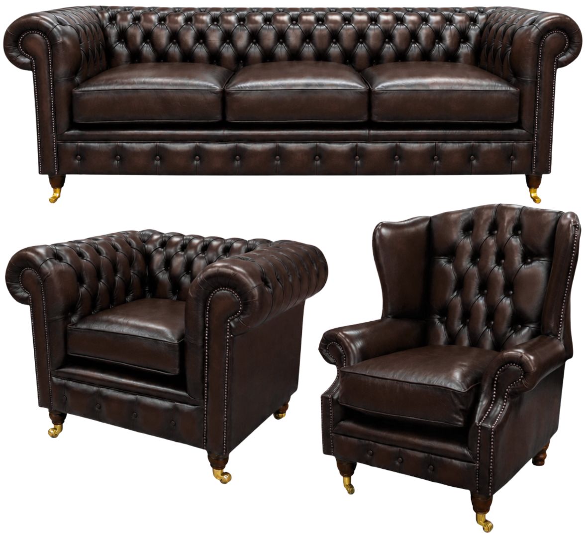 The Dorchester Chesterfield 3 Piece Suite