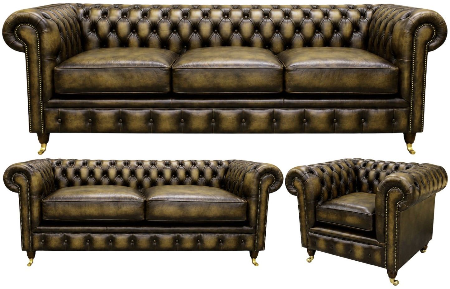 The Dorchester Chesterfield 3 Piece Suite