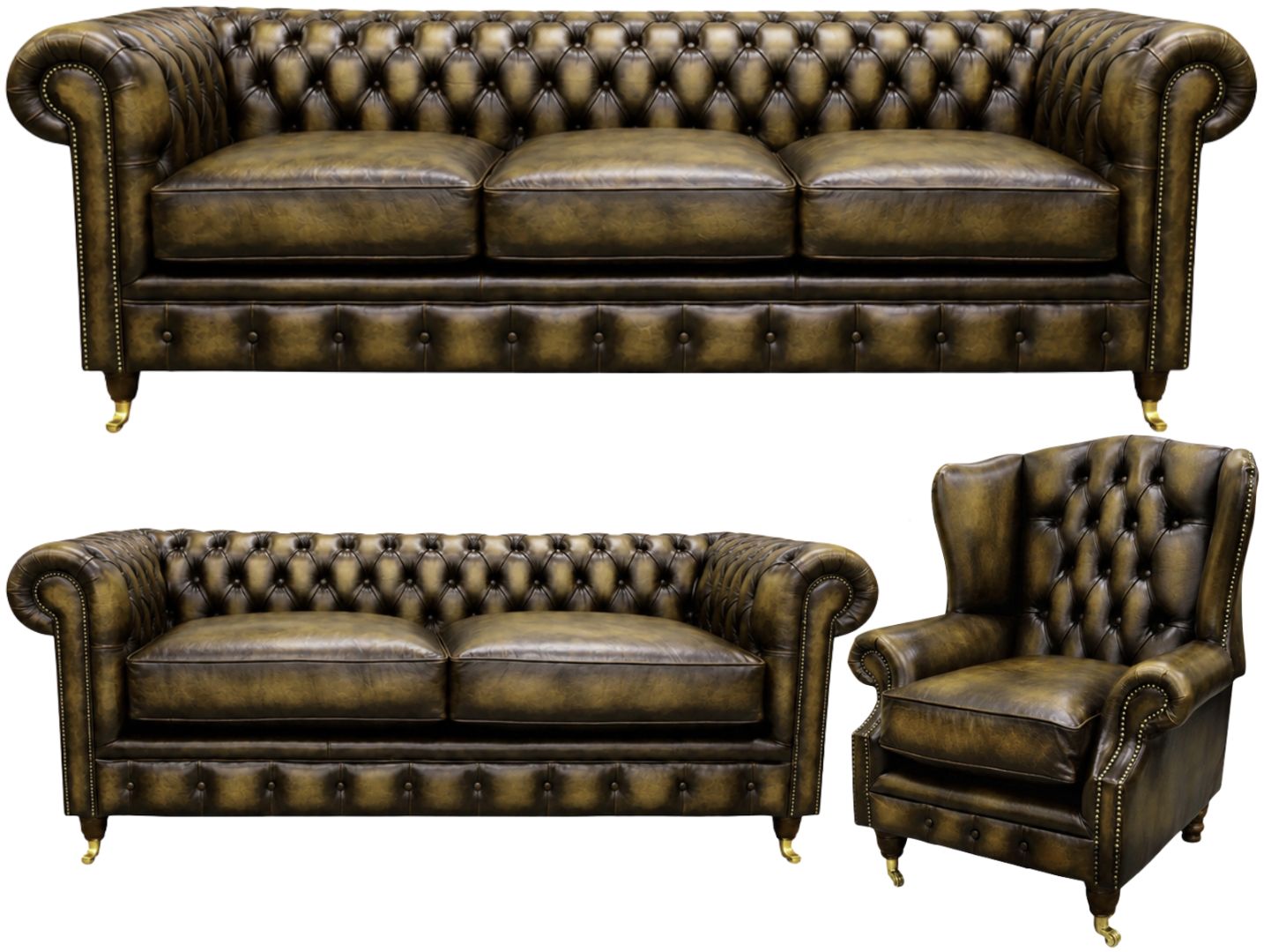 The Dorchester Chesterfield 3 Piece Suite