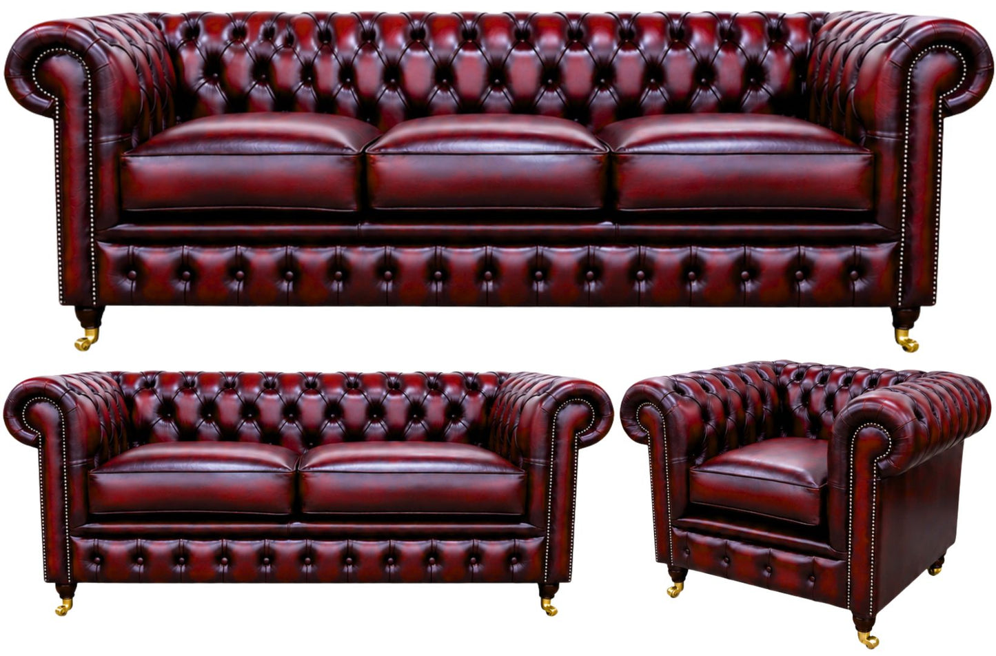 The Dorchester Chesterfield 3 Piece Suite