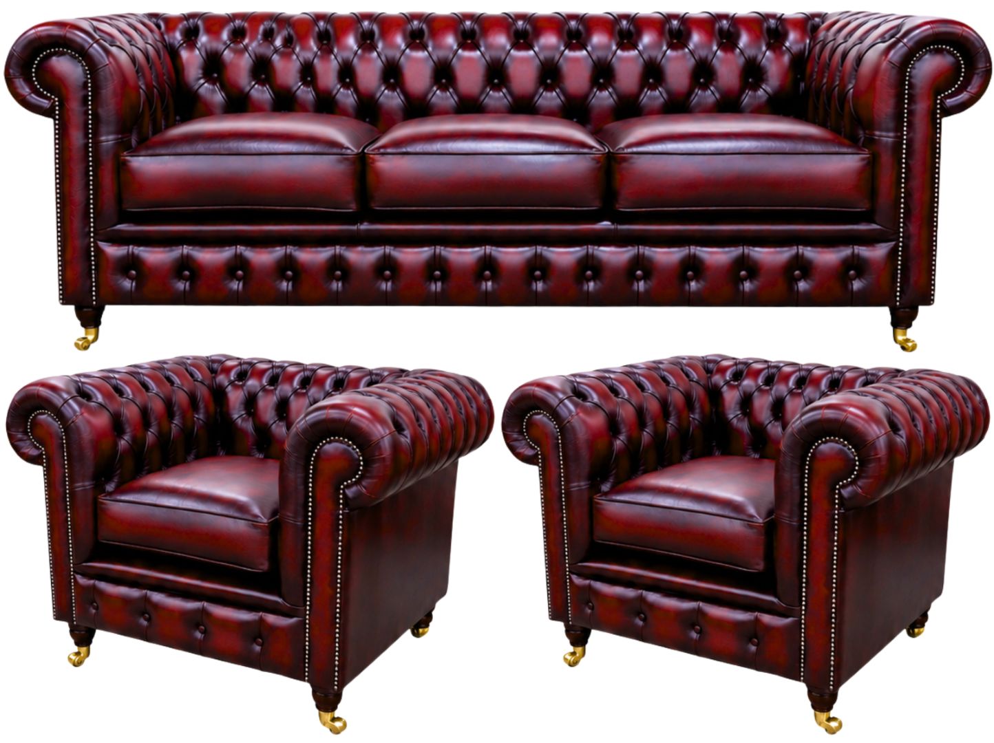 The Dorchester Chesterfield 3 Piece Suite