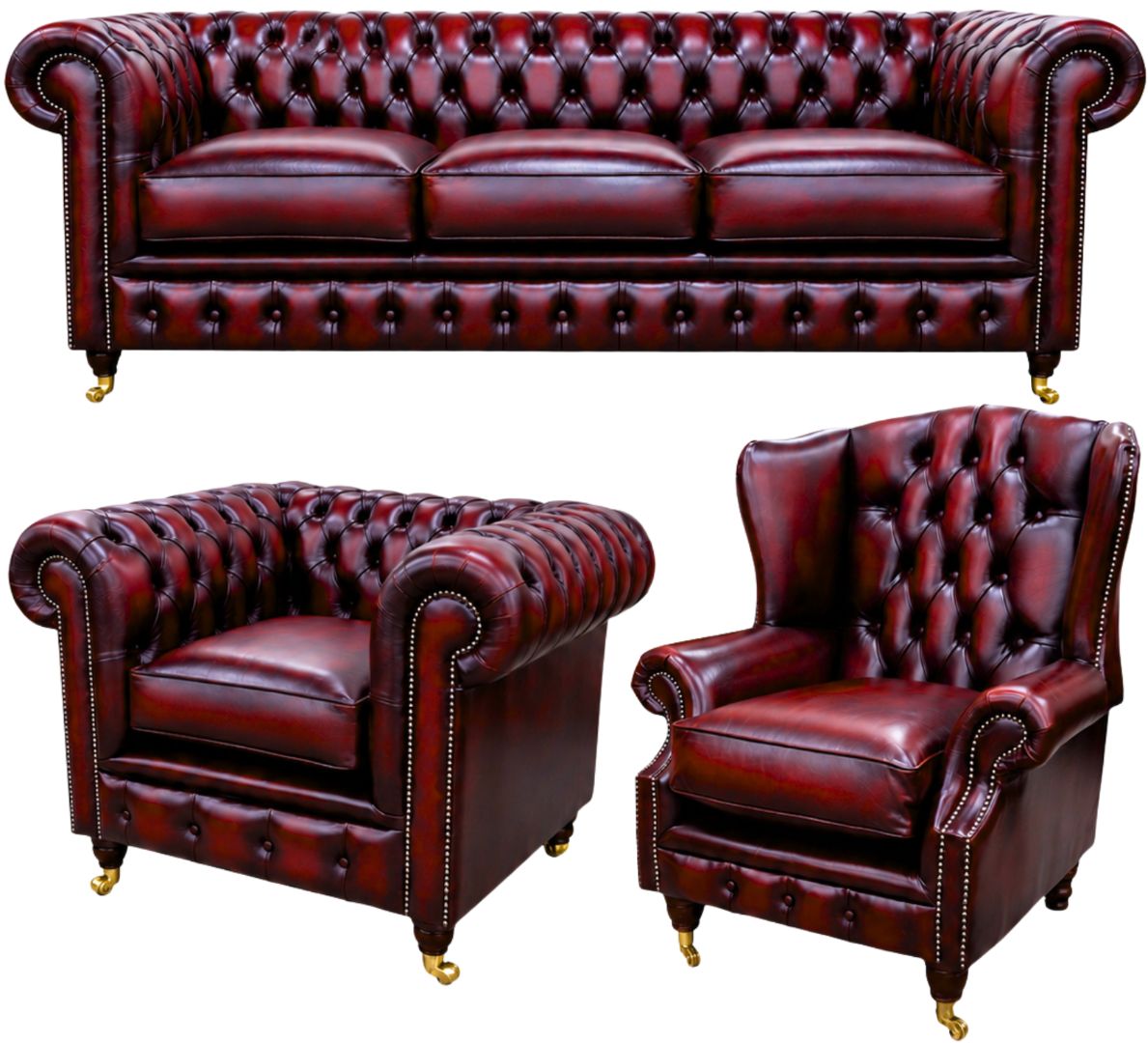 The Dorchester Chesterfield 3 Piece Suite