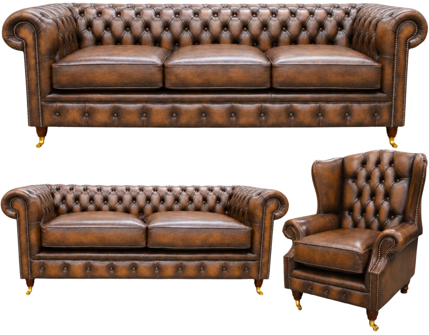 The Dorchester Chesterfield 3 Piece Suite