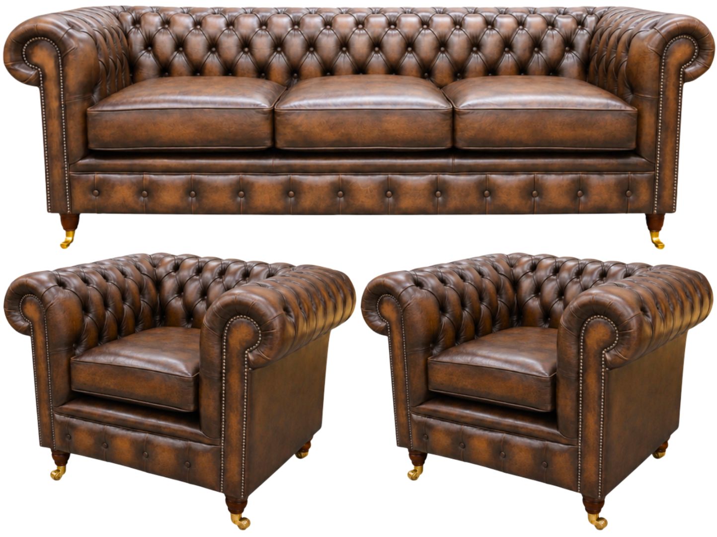 The Dorchester Chesterfield 3 Piece Suite