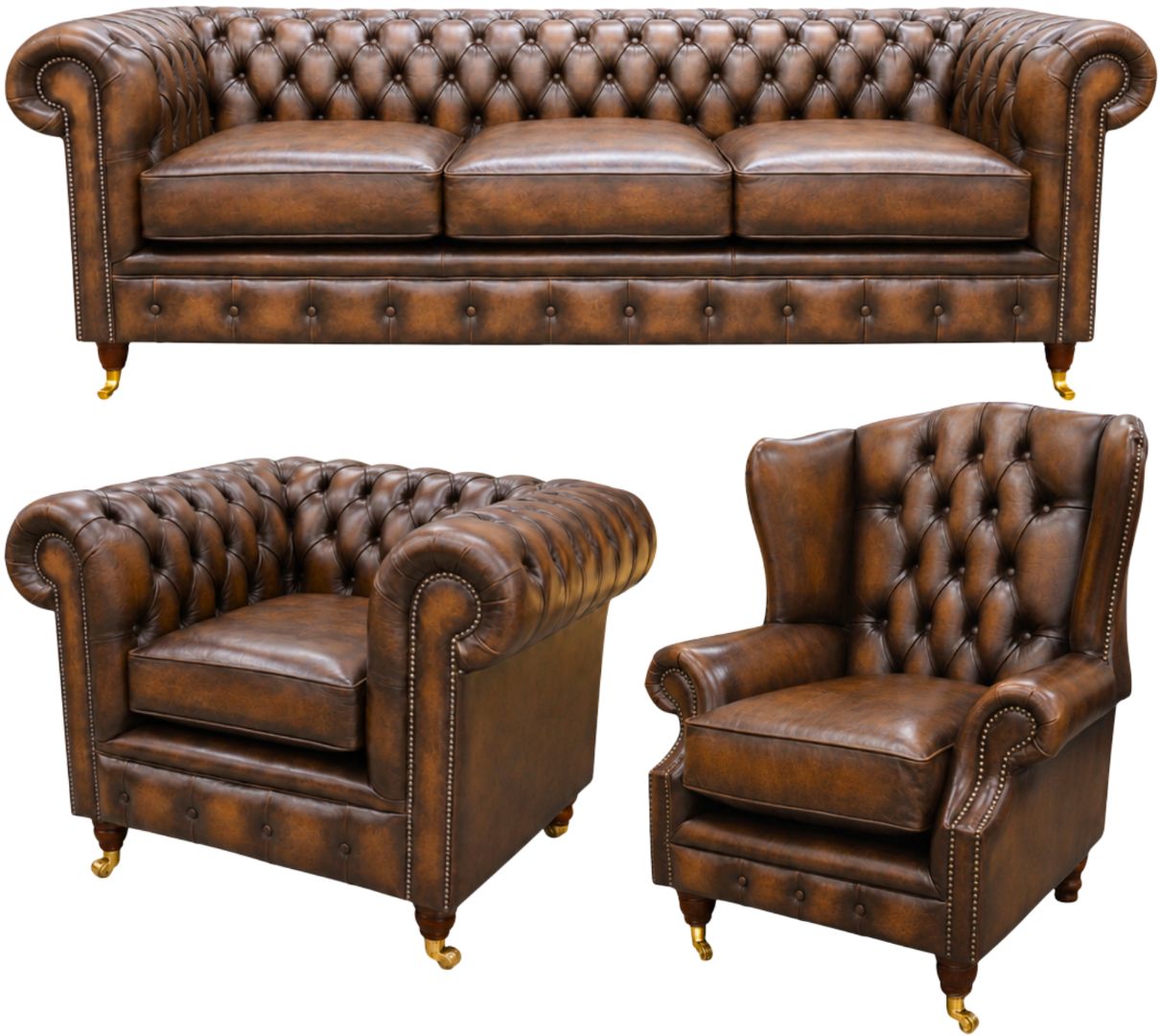 The Dorchester Chesterfield 3 Piece Suite