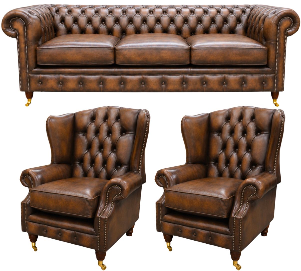 The Dorchester Chesterfield 3 Piece Suite