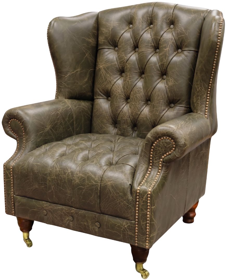 The Dorchester Chesterfield Queen Anne Chair