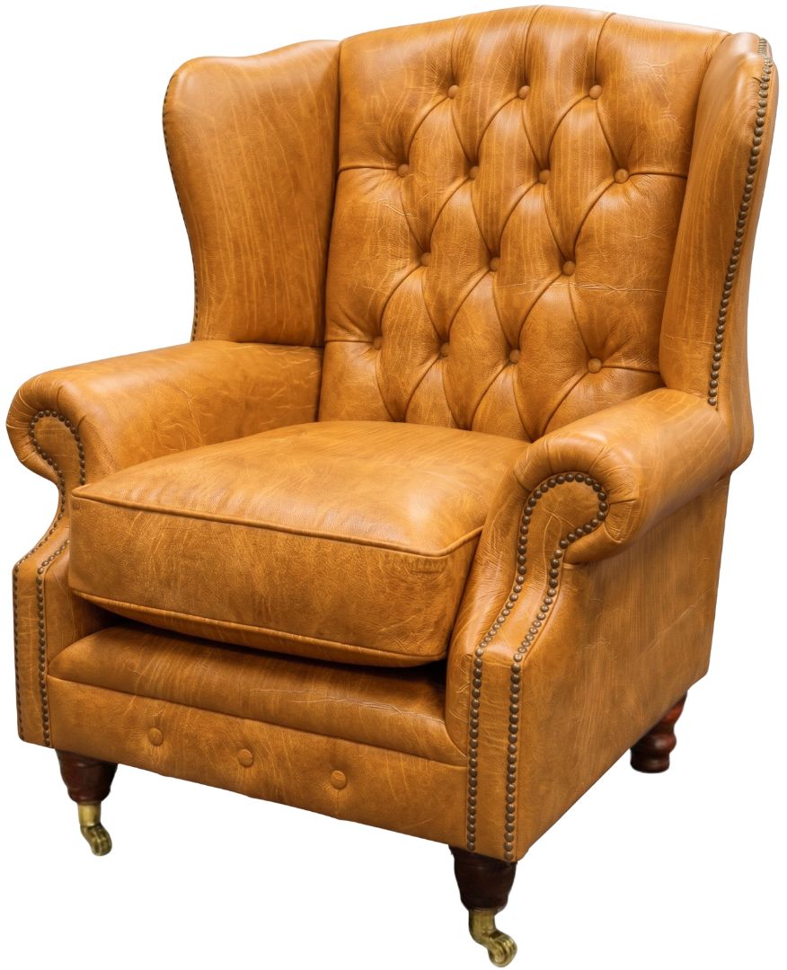 The Dorchester Chesterfield Queen Anne Chair