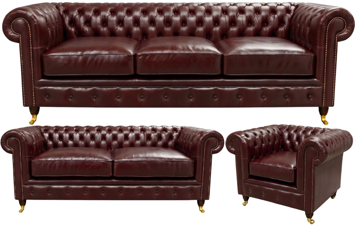 The Dorchester Chesterfield 3 Piece Suite