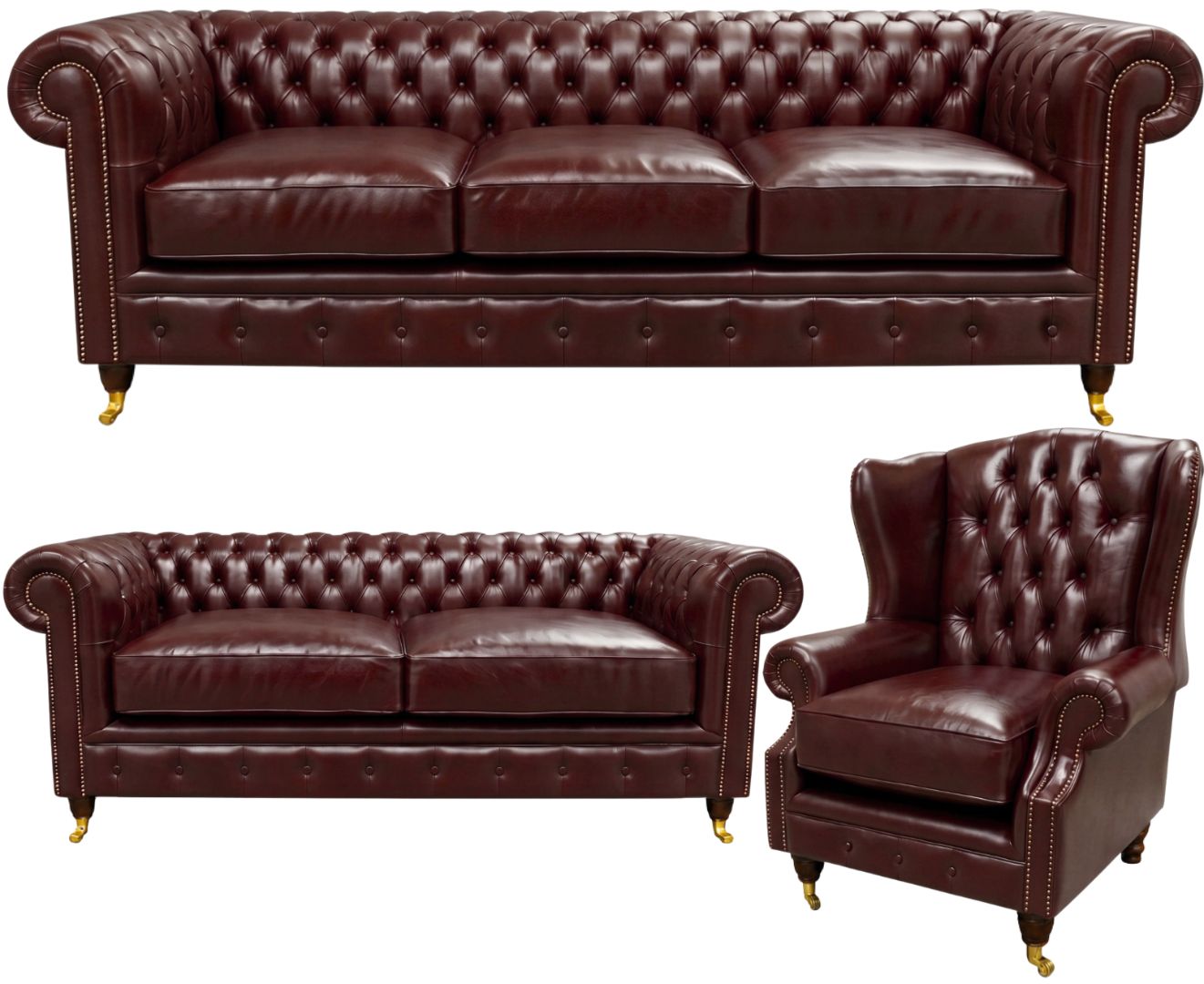The Dorchester Chesterfield 3 Piece Suite