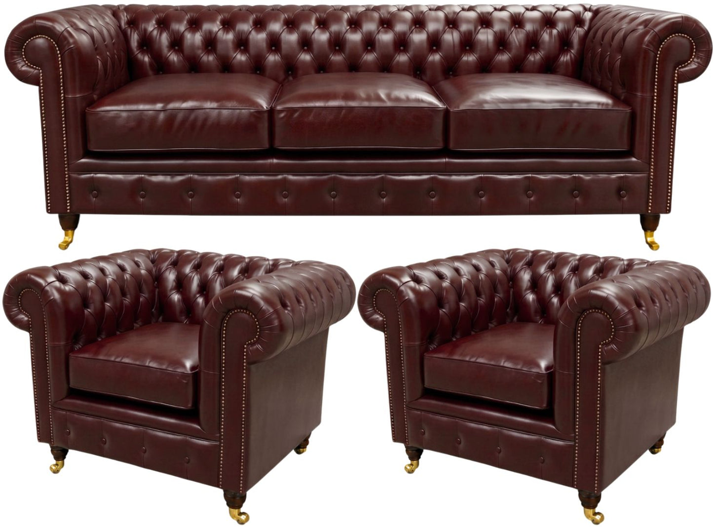 The Dorchester Chesterfield 3 Piece Suite