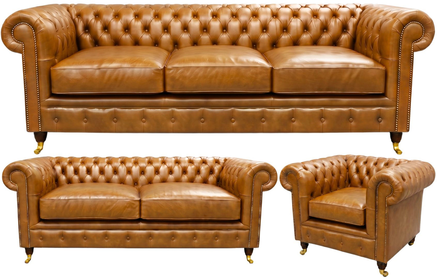 The Dorchester Chesterfield 3 Piece Suite