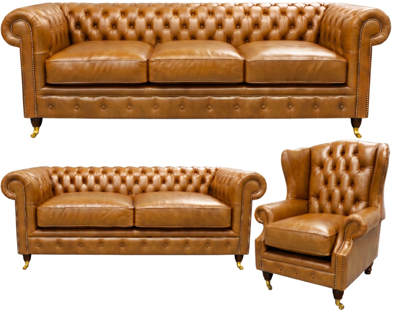 The Dorchester Chesterfield 3 Piece Suite