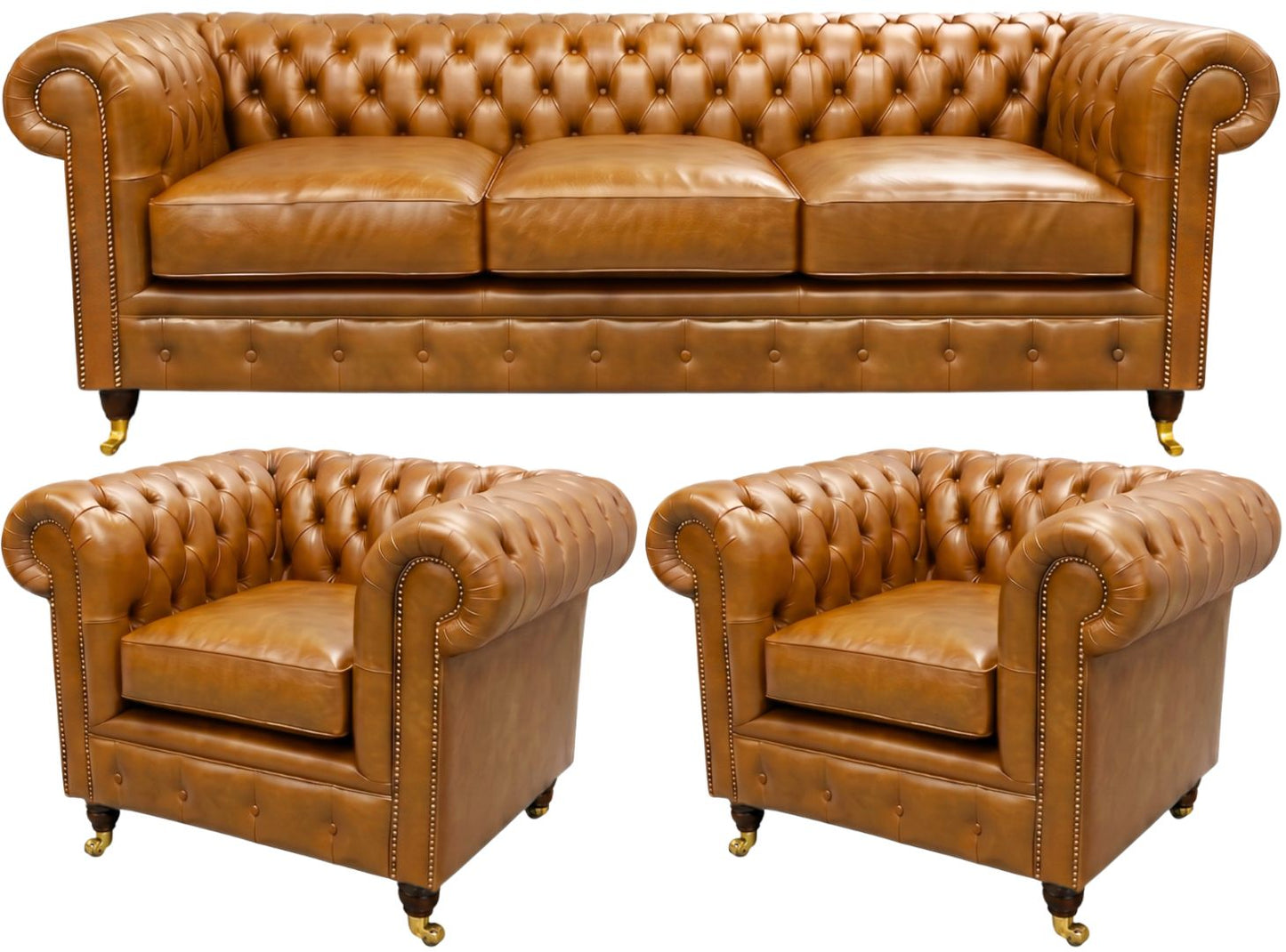 The Dorchester Chesterfield 3 Piece Suite