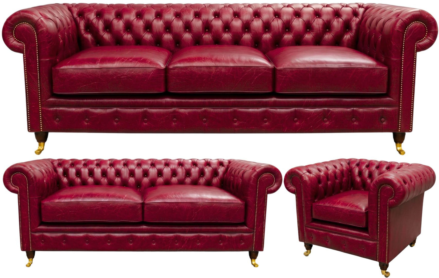 The Dorchester Chesterfield 3 Piece Suite