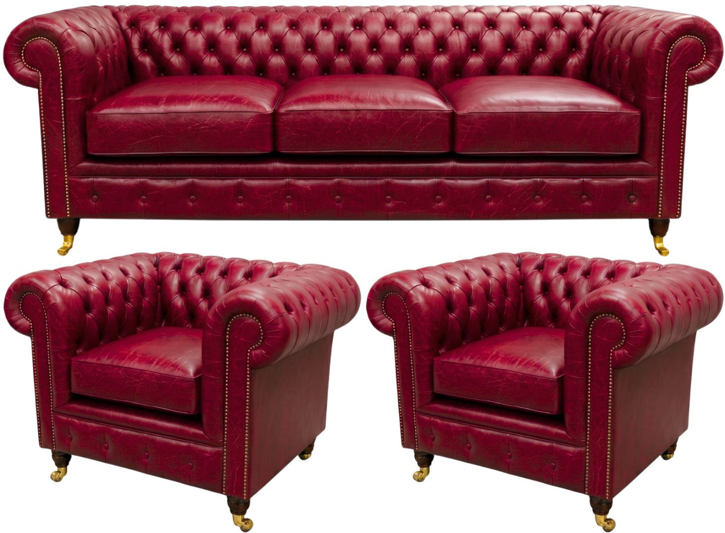 The Dorchester Chesterfield 3 Piece Suite