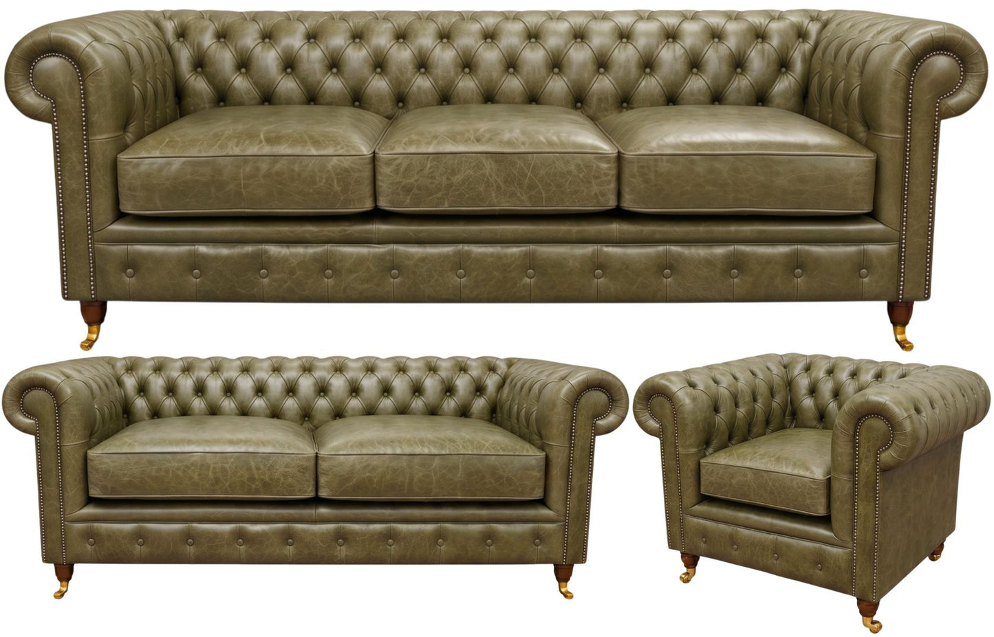 The Dorchester Chesterfield 3 Piece Suite