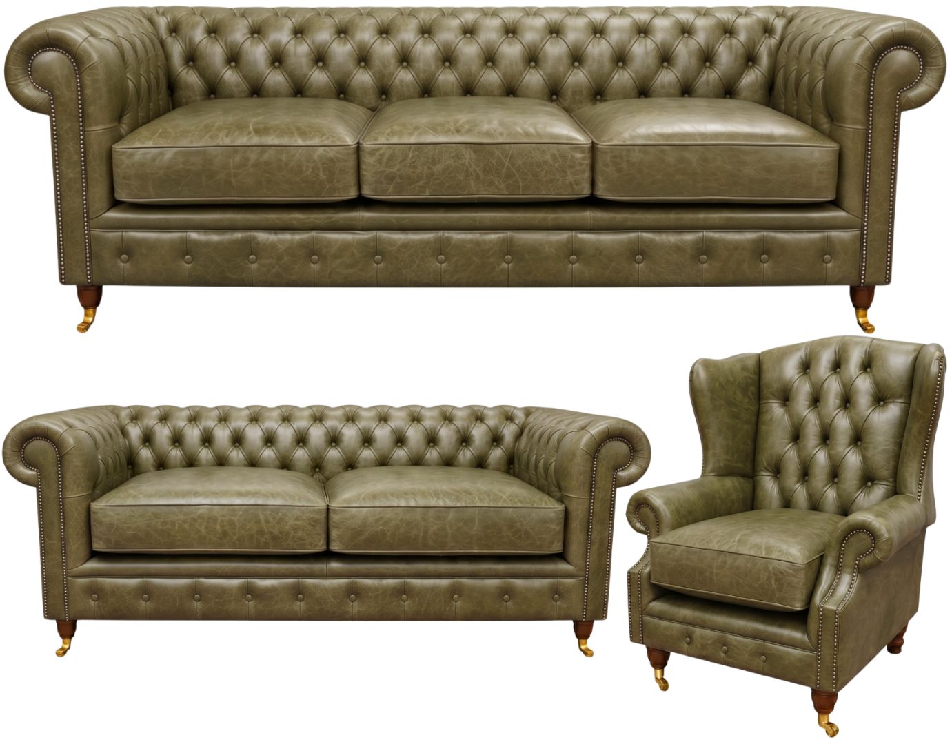 The Dorchester Chesterfield 3 Piece Suite